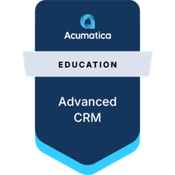 SIPD ACUMATICA ADVANCED CRM BADGE