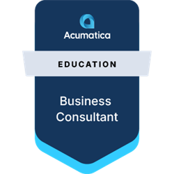 SIPD ACUMATICA BUSINESS CONSULTANT BADGE