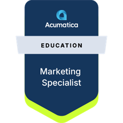 SIPD ACUMATICA MARKETING SPECIALIST BADGE