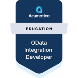 SIPD ACUMATICA ODATA INTEGRATION DEVELOPER BADGE
