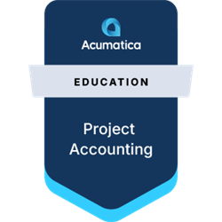 SIPD ACUMATICA PROJECT ACCOUNTING