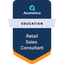 SIPD ACUMATICA RETAIL SALES CONSULTANT