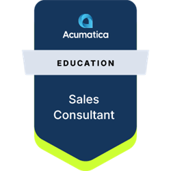 SIPD ACUMATICA SALES CONSULTANT