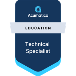 SIPD ACUMATICA TECHNICAL SPECIALIST BADGE