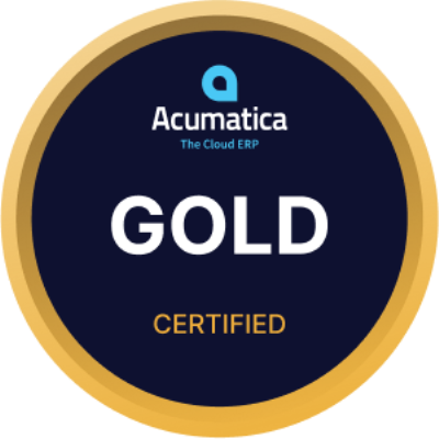 Logo Acumatica Gold Certified