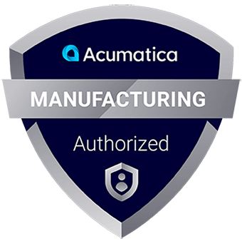 Logo Acumatica Manufacturing Authorized