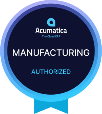Logo Acumatica Manufacturing Authorized